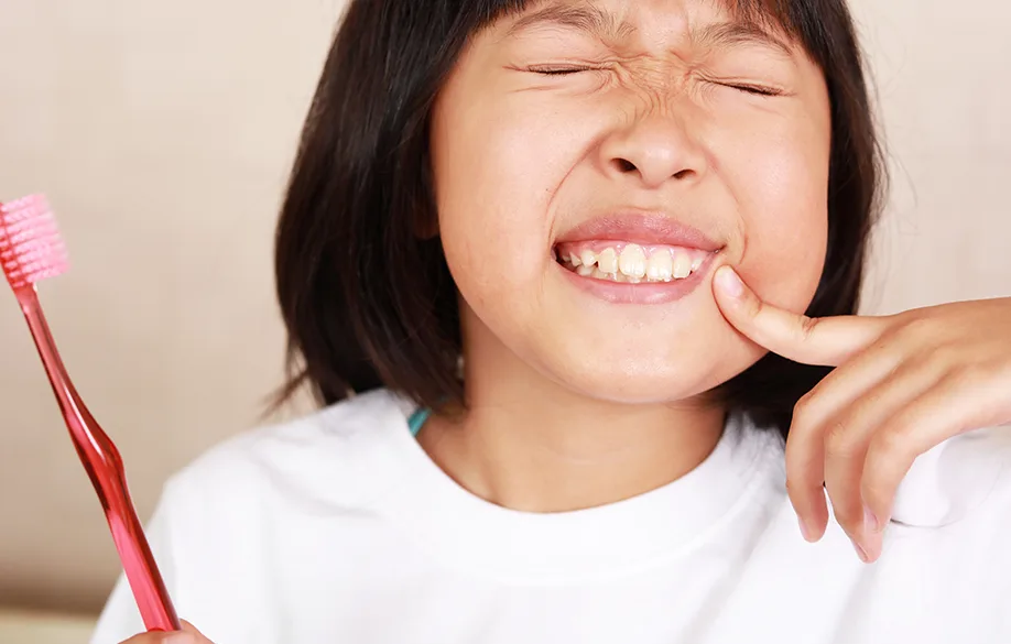 しみる・痛むむし歯（象牙質のむし歯）