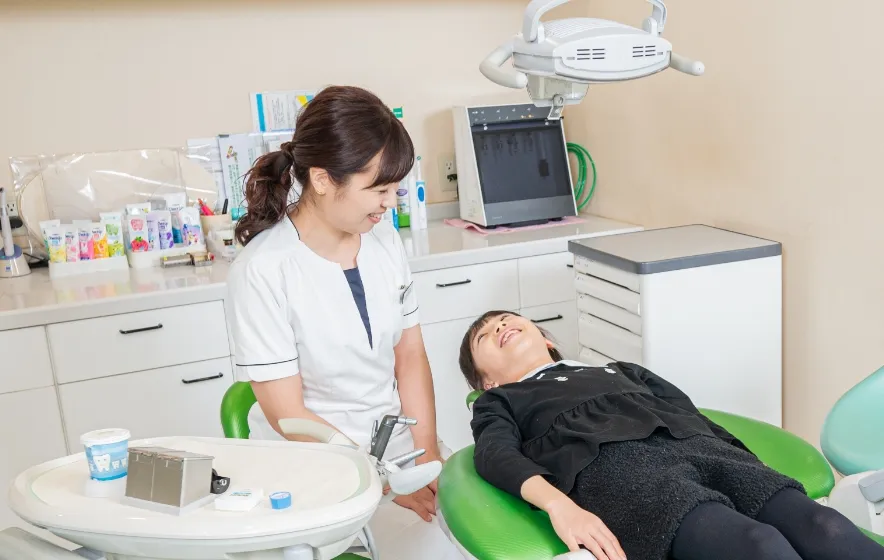 お口の診察・トレーニング